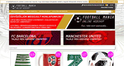 Desktop Screenshot of footballmania.hu