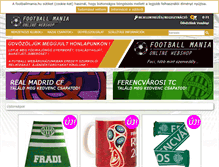 Tablet Screenshot of footballmania.hu